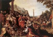FRANCKEN, Ambrosius Worship of the Golden Calf dj Spain oil painting reproduction